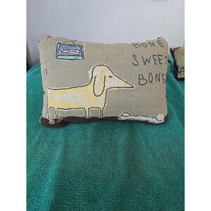 Dachshund Bone Sweet Bone Pillow by PB Paws & Co.